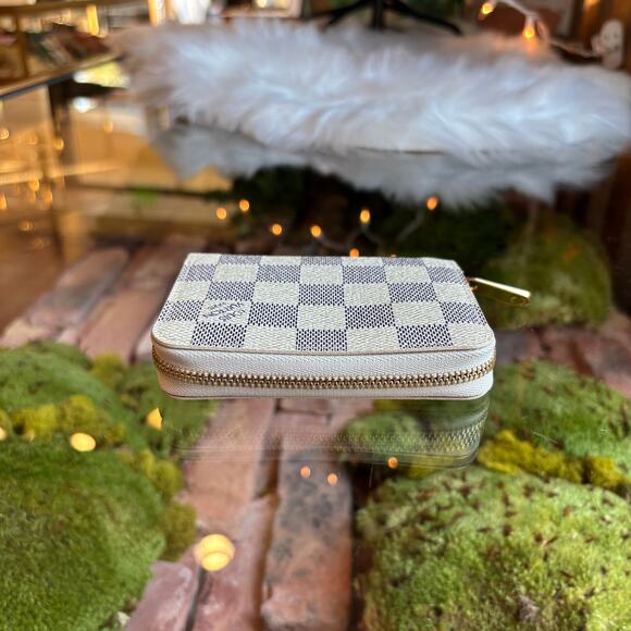 LOUIS VUITTON Damier Azur Zippy Coin Wallet - Picture 5 of 10